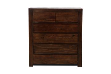 Picture of Test No Order - MALAGA 6 Drawer Tallboy (Walnut) 