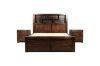 Picture of Test No Order - MALAGA 4PC Storage Bedroom Set in Queen Size (Walnut)