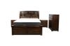 Picture of Test No Order - MALAGA 4PC Storage Bedroom Set in Queen Size (Walnut)