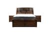 Picture of Test No Order - MALAGA 4PC Storage Bedroom Set in Queen Size (Walnut)