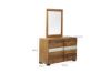 Picture of Test No Order - LEAMAN Solid Acacia Dressing Table Only