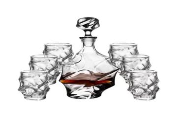 Picture of Test No Order - M13679 Whisky Decanter Set with 6 Glasses