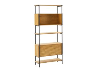 Picture of Test No Order - (FLOOR MODEL CLEARANCE) BARNWOOD 80 Bookshelf (Oak)