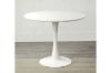 Picture of Test No Order - (FLOOR MODEL CLEARANCE) TULIP Round Dining Table (White) - 100cm Diameter Table