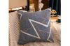 Picture of Test No Order - COLOR STRIPED Chenille Cushion - Silver grey