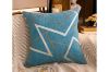 Picture of Test No Order - COLOR STRIPED Chenille Cushion - Light Blue