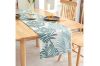 Picture of Test No Order - DOUBLE-SIDED Printed Table Runner/Bed Runner (Teal)