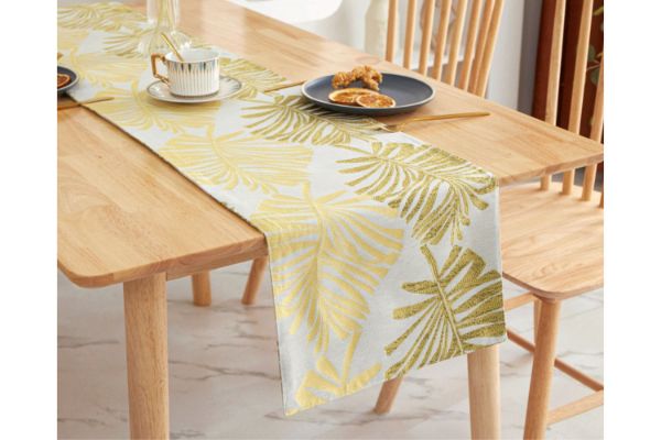 Picture of Test No Order - DOUBLE-SIDED Printed Table Runner/Bed Runner (Golden Brown)- 30cmX160cm