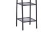 Picture of Test No Order - AIDEN H136 Narrow 4-Tier Shelf (Black)