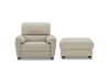 Picture of Test No Order - SUNRISE 3/2/1 100% Genuine Leather Sofa Range with Ottoman