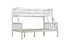 Picture of Test No Order - VICKY Solid Pine Wood Single Over Double Bunk Bed (White) 