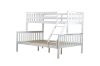 Picture of Test No Order - VICKY Solid Pine Wood Single Over Double Bunk Bed (White) 