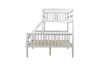 Picture of Test No Order - VICKY Solid Pine Wood Single Over Double Bunk Bed (White) 