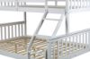 Picture of Test No Order - VICKY Solid Pine Wood Single Over Double Bunk Bed (White) 