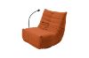 Picture of Test No Order - REPLICA TOGO 360° Swivel Reclining Lounge Chair With Mobile Holder (Orange)