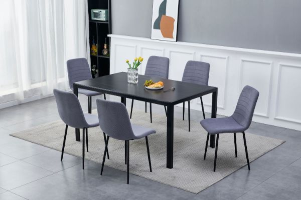 Picture of Test No Order - MARILAND 7PC 1.5M Sintered Stone Top Dining Set 