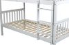 Picture of Test No Order - FARMYARD Solid Pine Wood Single Bunk Bed (White)