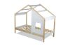 Picture of Test No Order - ICEY Solid Pine Wood Single Tent Bed (Natural & White)