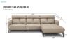 Picture of Test No Order - SIKORA Genuine Leather Sectional Sofa - Facing Right