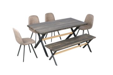 Picture of Test No Order - FELIX 6PC 1.6M Dining Set