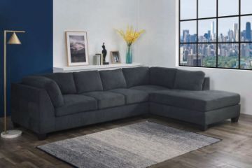 Picture of Test No Order - NEWTON Fabric Sectional Sofa (Dark Grey)