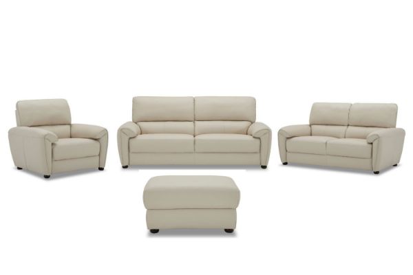 Picture of Test No Order - SUNRISE 100% Genuine Leather Sofa Range - 3+2+1+Ottoman Sofa Set