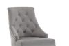 Picture of Test No Order - (FLOOR MODEL CLEARANCE) DARCY Velvet Dining Chair with Wooden Legs (Grey)