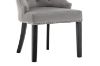 Picture of Test No Order - (FLOOR MODEL CLEARANCE) DARCY Velvet Dining Chair with Wooden Legs (Grey)