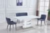 Picture of Test No Order - (FLOOR MODEL CLEARANCE) OUTRIDER 1.4M-1.8M Extendable Dining Table (White Gloss)