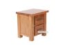 Picture of Test No Order - (FLOOR MODEL CLEARANCE) UMBRIA Mindi Wood 2-Drawer Bedside Table 