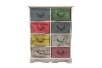 Picture of Test No Order - CECILIA 8-Drawer Solid Wood Vintage Sideboard Cabinet