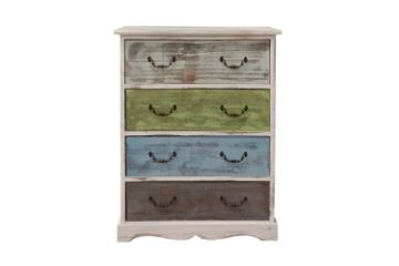 Picture of Test No Order - CECILIA 4 Drawers Solid Wood Vintage Sideboard Cabinet