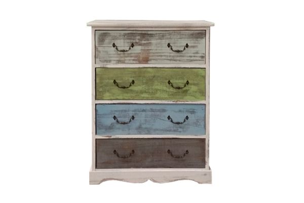 Picture of Test No Order - CECILIA 4 Drawers Solid Wood Vintage Sideboard Cabinet