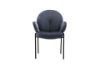 Picture of Test No Order - OLA Velvet Armchair with Black Legs (Dark Grey)