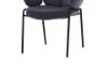 Picture of Test No Order - OLA Velvet Armchair with Black Legs (Dark Grey)