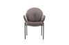 Picture of Test No Order - OLA Velvet Armchair with Black Legs (Brown)