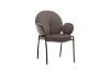 Picture of Test No Order - OLA Velvet Armchair with Black Legs (Brown)