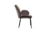 Picture of Test No Order - OLA Velvet Armchair with Black Legs (Brown)