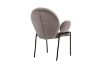 Picture of Test No Order - OLA Velvet Armchair with Black Legs (Brown)