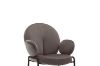 Picture of Test No Order - OLA Velvet Armchair with Black Legs (Brown)